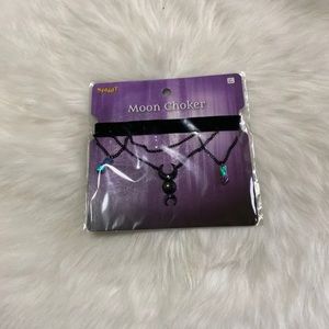 Moon choker necklace